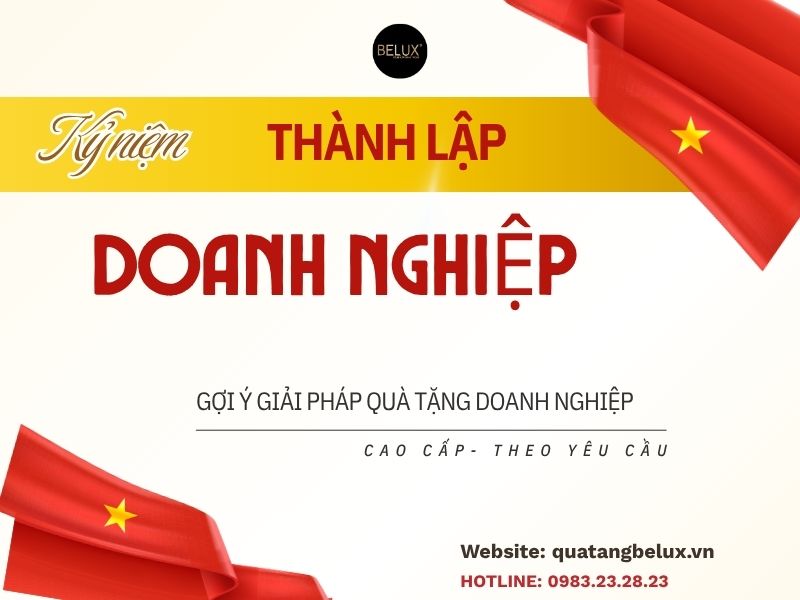 Quà Tặng Kỷ Niệm Thành Lập Doanh Nghiệp Cao Cấp – Biểu Tượng Tri Ân &amp; Thành Tựu | Belux